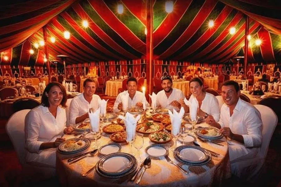Marrakech Dinner Show with traditional Moroccan feast