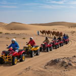Desert landscape exploration during Marrakech desert tour to Sahara