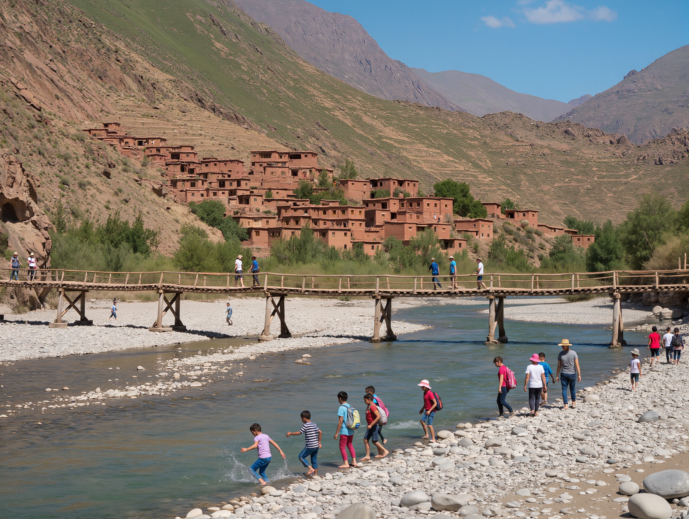 Marrakech day trips to Atlas Mountains and desert landscapes