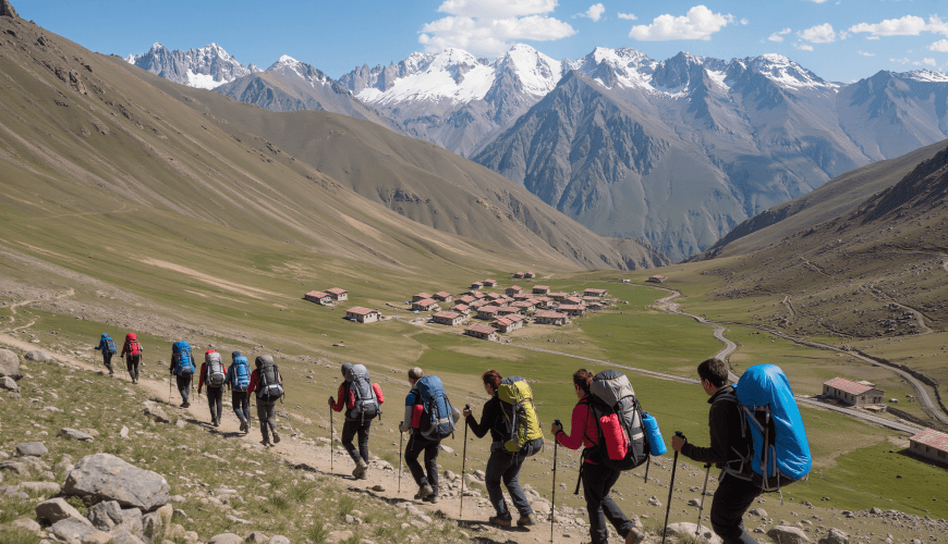 Diverse travelers enjoying different styles of Marrakech day trips.